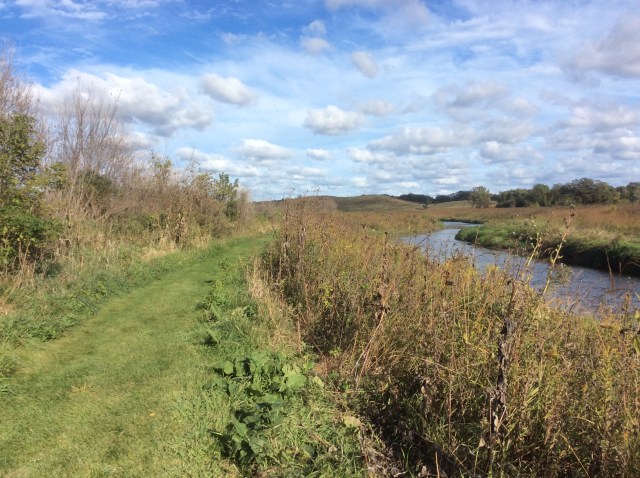 Same trail on October 2, 2015.